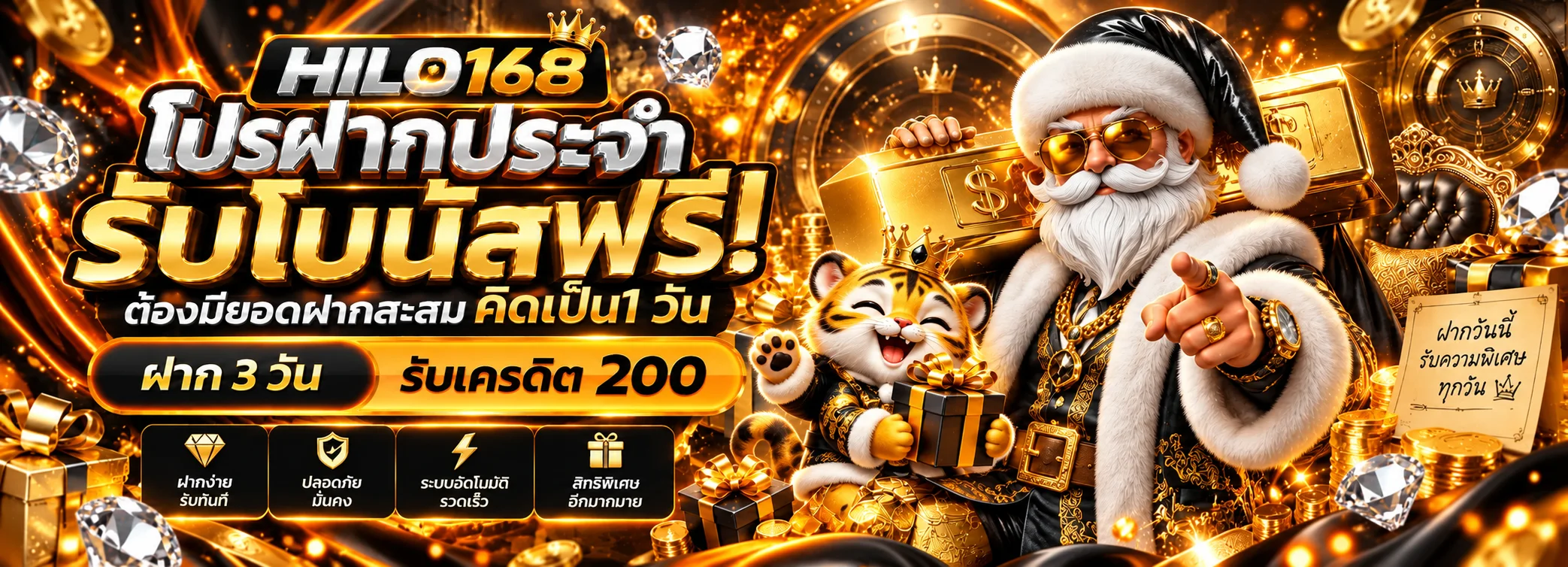 HILO168 คาสิโนออนไลน์ เว็บตรง บาคาร่า สล็อต