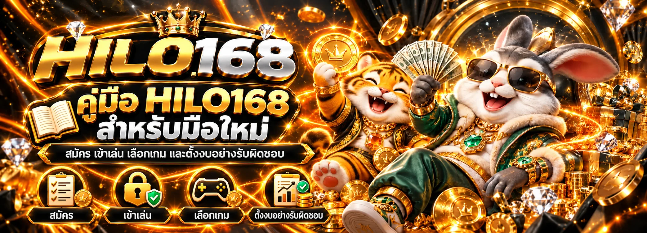 HILO168 คู่มือมือใหม่ สมัคร เข้าเล่น ตั้งงบปลอดภัย