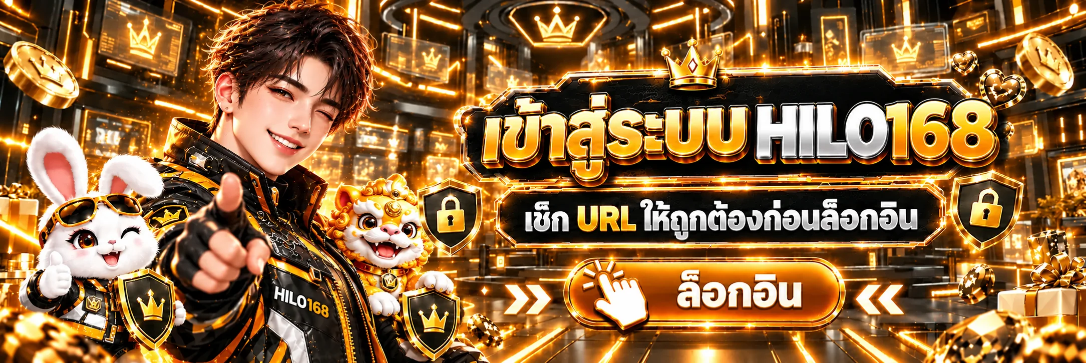หน้าเข้าสู่ระบบ HILO168 พร้อมคำเตือนตรวจ URL