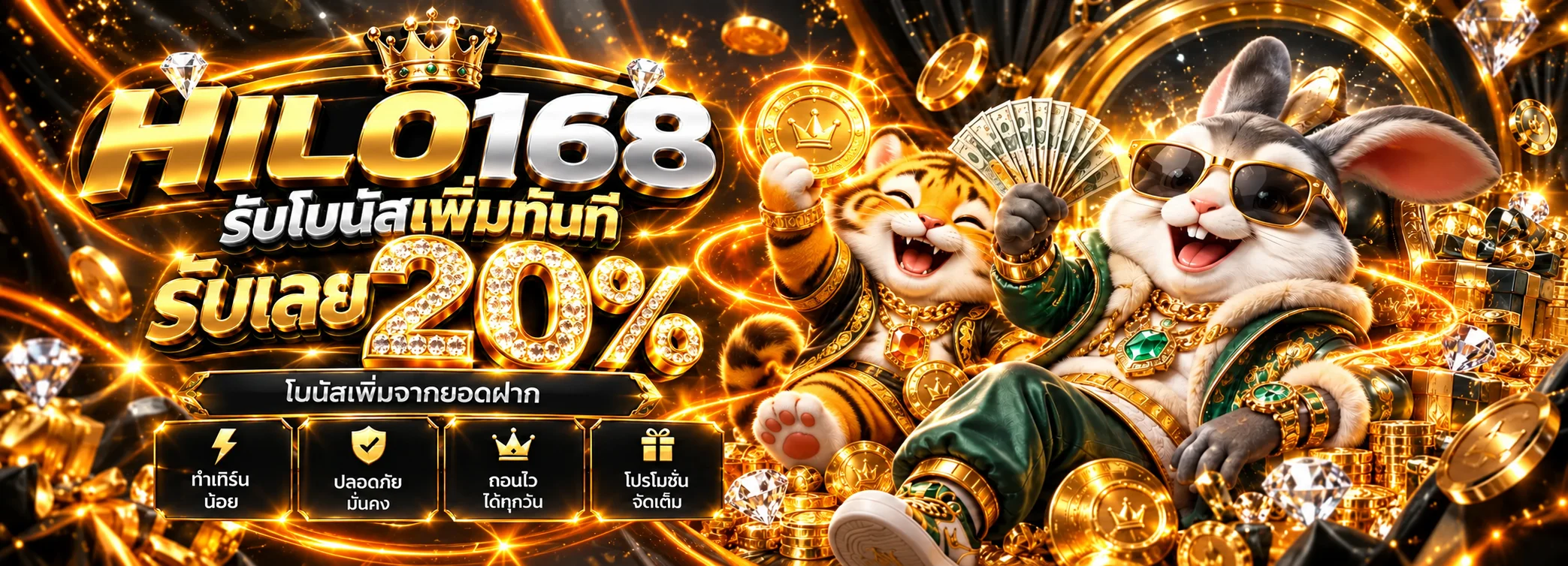 HILO168 คาสิโนออนไลน์ เว็บตรง บาคาร่า สล็อต